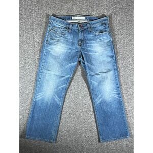 NAEM DENIM CO Joey Relaxed Straight Mens‎ Jeans Size 36x30 Made in USA Blue